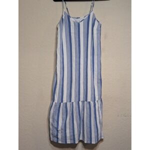 J.‎ Crew Striped Maxi Dress Sleeveless Casual Summer Beach Cover Up Size S